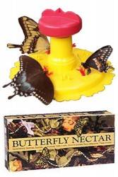 Butterfly Feeder with 1 Box Butterfly Food